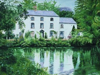 Cringleford Mill, oil painting Image.