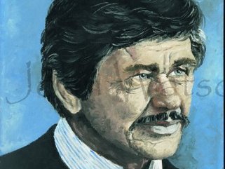 Charles Bronson (pastel drawing) Image.