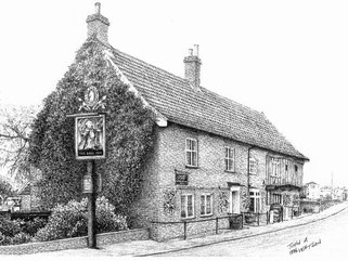 No 47 Bell, St Olaves (pencil drawing) Image.