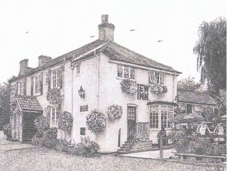 New Inn, Horning, Norfolk, pencil drawing Image.