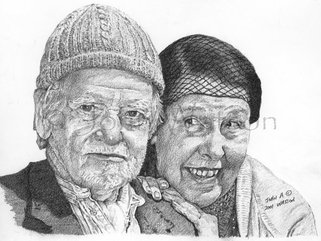 Compo and Nora  (pencil drawing) Image.