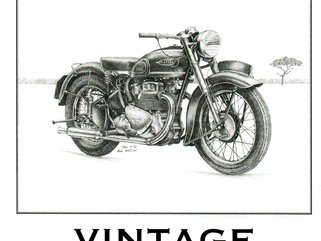 Vintage Motor Cycles 2018 Image.